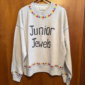 Taylor Swift Junior Jewels Fearless Crewneck Sweatshirt Small Oversized